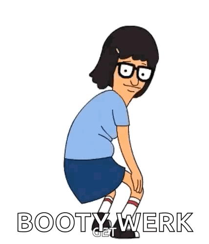 Tina Belcher Dancing Booty Werk GIF