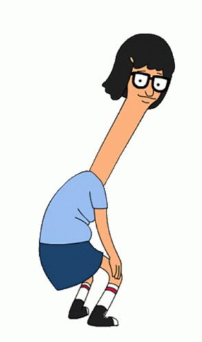 Tina Belcher Dancing Long Neck GIF