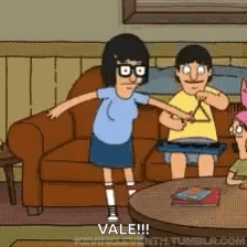 Tina Belcher Dancing Vale GIF