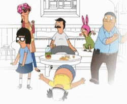 Tina Belcher Dancing With Family GIF