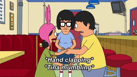 Tina Belcher Hand Clap GIF