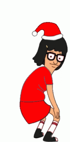 Tina Belcher In Red Dancing GIF