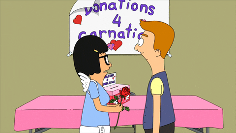Tina Belcher Jimmy Kiss GIF