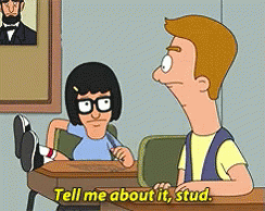 Tina Belcher Jimmy Pesto Jr Talking GIF