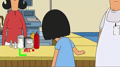 Tina Belcher Losing Glasses GIF