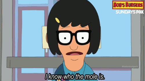 Tina Belcher Mole Surprised GIF