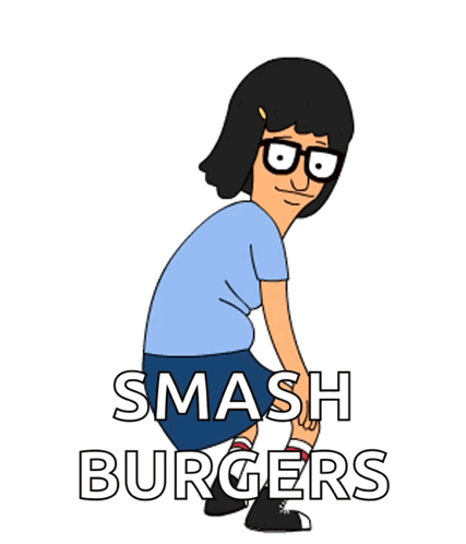 Tina Belcher Smash Burgers GIF