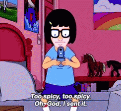 Tina Belcher Too Spicy GIF