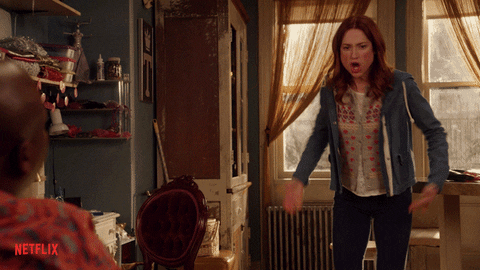 Tina Fey Karate Chop GIF