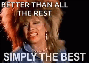 Tina Turner Simply The Best Song Lyrics GIF