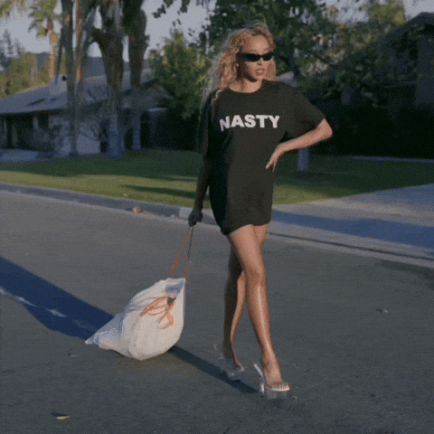 Tinashe Walking On Street Nasty Girl GIF