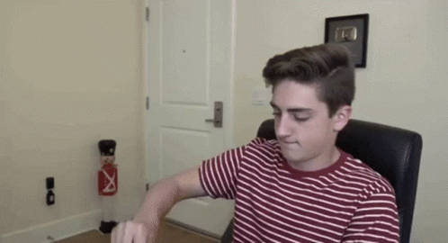 Danny Gonzales Trying On Tinfoil Hat GIF