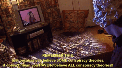 Tinfoil Hat Conspiracy Theory On Computer GIF