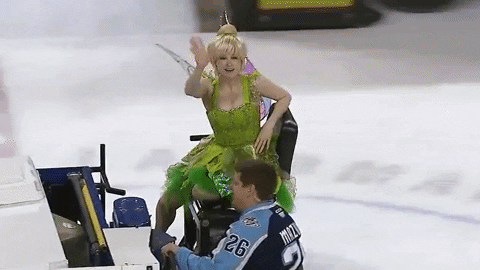 Tinker Bell Cosplayer Rock Paper Scissors GIF