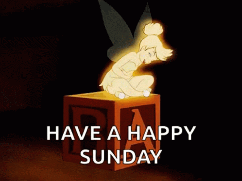 Tinker Bell Have A Happy Sunday GIF