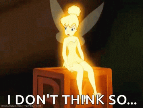 Tinker Bell So No Head GIF