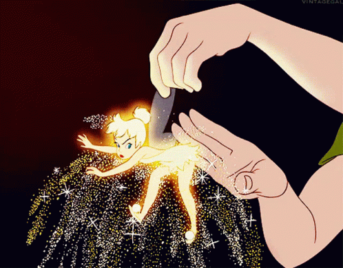Tinkerbell Being Held GIF