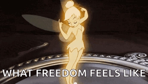 Tinkerbell Dancing What Freedom Feels Like
