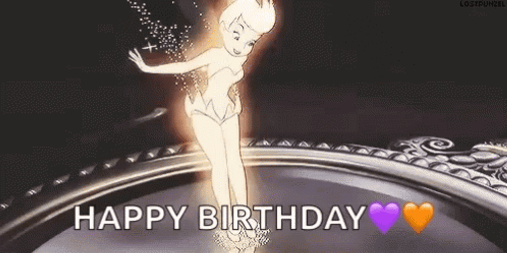 Tinkerbelle Disney Happy Birthday GIF