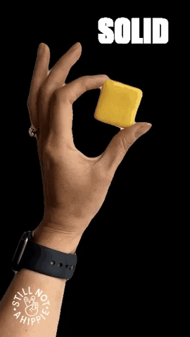 Tiny Solid Lotion On Hand GIF