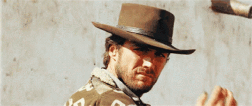 Tip Hat Clint Eastwood GIF