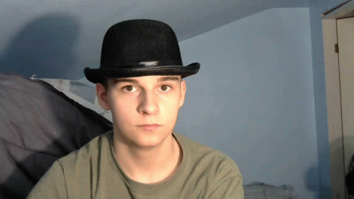 Tip Of The Hat Bowler Hat GIF