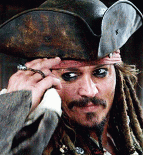Tip Of The Hat Captain Jack Sparrow GIF