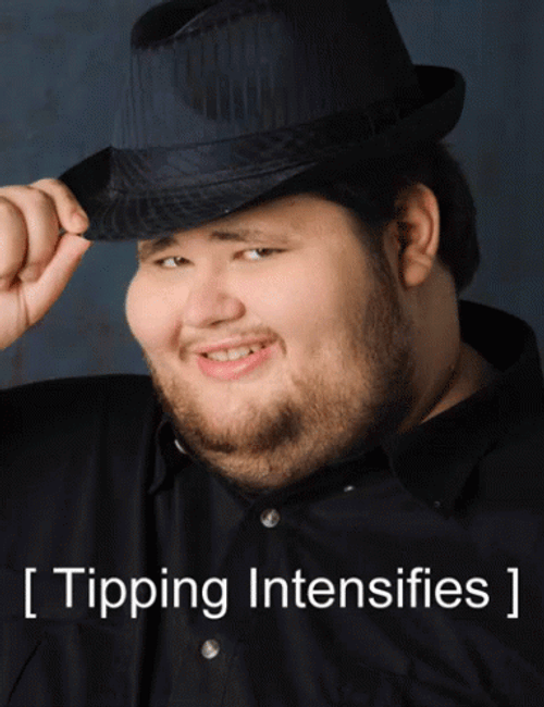Tip Of The Hat Nerdy Guy Tipping Intensifies GIF