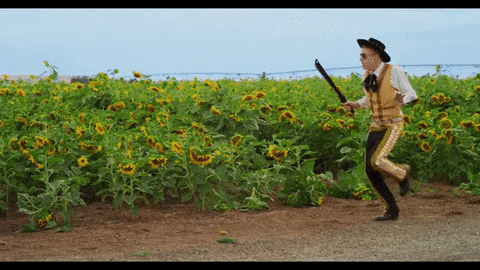 Tip Toeing Cowboy GIF