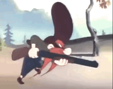 Tiptoeing Yosemite Sam With Gun GIF