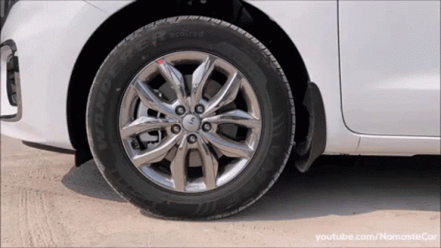 Tire on Car Saying Wanderer