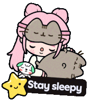 Tired Cute Sticker GIF