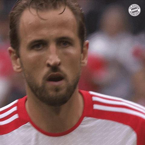 Tired Harry Kane Staring GIF