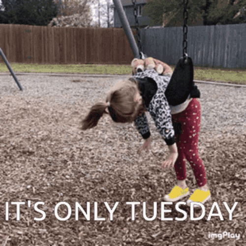 Tired It's Only Tuesday GIF