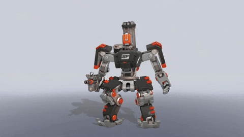 Tired Robot Sit Down GIF