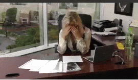 Tired Teacher Facepalm GIF