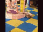 Tired Tuesday Carousel Kid Spinning GIF