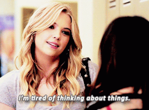 Tired Woman Talking To Another Woman GIF
