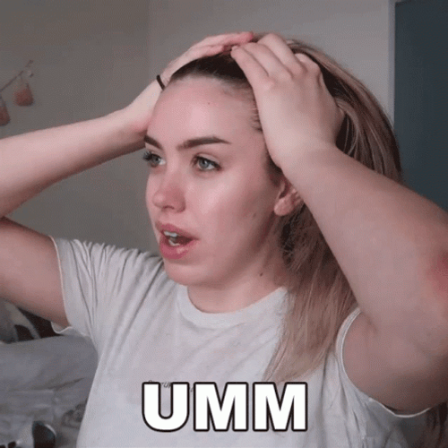 Tired Woman Umm  GIF