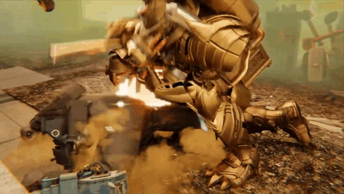 Titan Clockman Punch Speakerman GIF