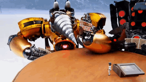 Titan Speakerman Friend Drillman Is Very Angry GIF