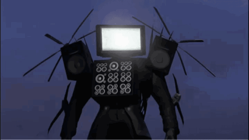 Titan Tv Man Angry Face Skibidi Toilet GIF