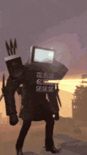 Titan Tv Man Dances Shaking Screen GIF