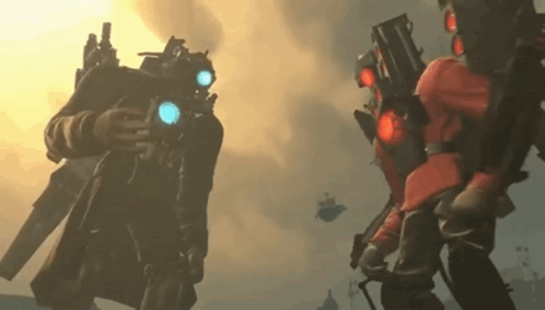 Titan Tv Man Speaker Man Handshake GIF