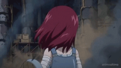 Titania Erza Scarlet Girl To Lady GIF