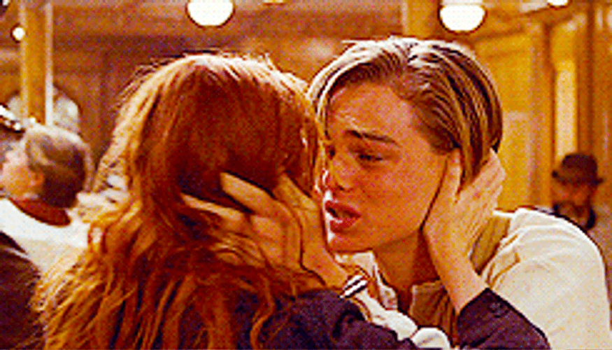Titanic Intimate Kiss GIF