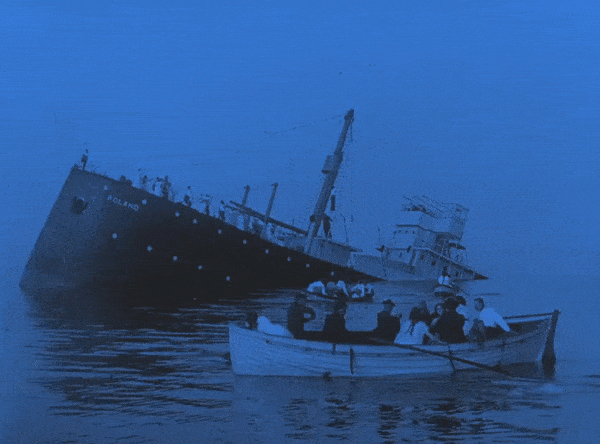 Titanic Sinking People Watching On A Boat GIF
