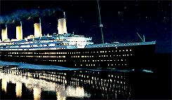 Titanic Sinking Ship Sailing GIF