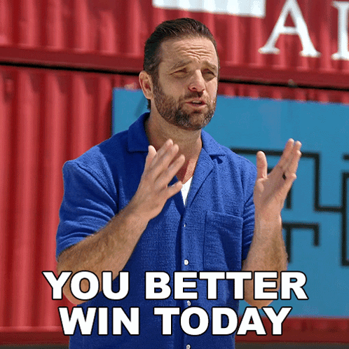 Tj Lavin You Better Win Today GIF