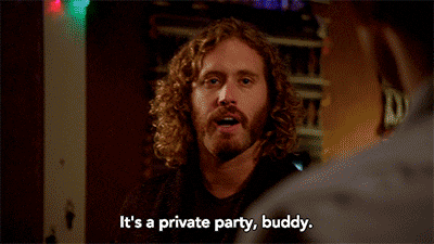 Tj Miller Kicked Out Guy From His Private Party GIF